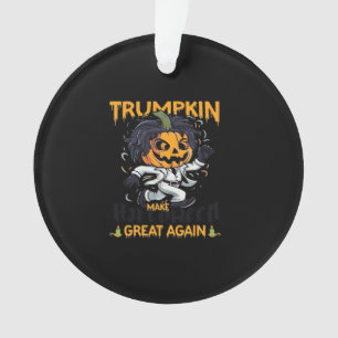 Trumpkin Make Halloween Great Again  Trumpkin Cost Ornament