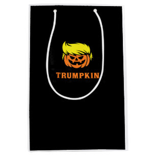 Trumpkin Make Halloween Great Again USA Flag Funny Medium Gift Bag