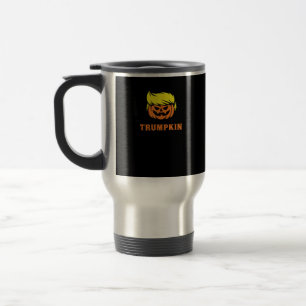 Trumpkin Make Halloween Great Again USA Flag Funny Travel Mug