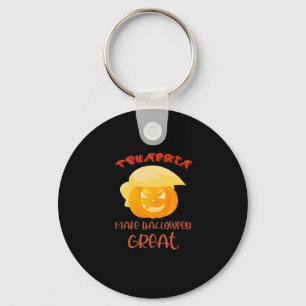 Trumpkin Make Halloween Great Classic Keychain
