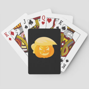 Trumpkin Make Halloween Great  Playing Cards