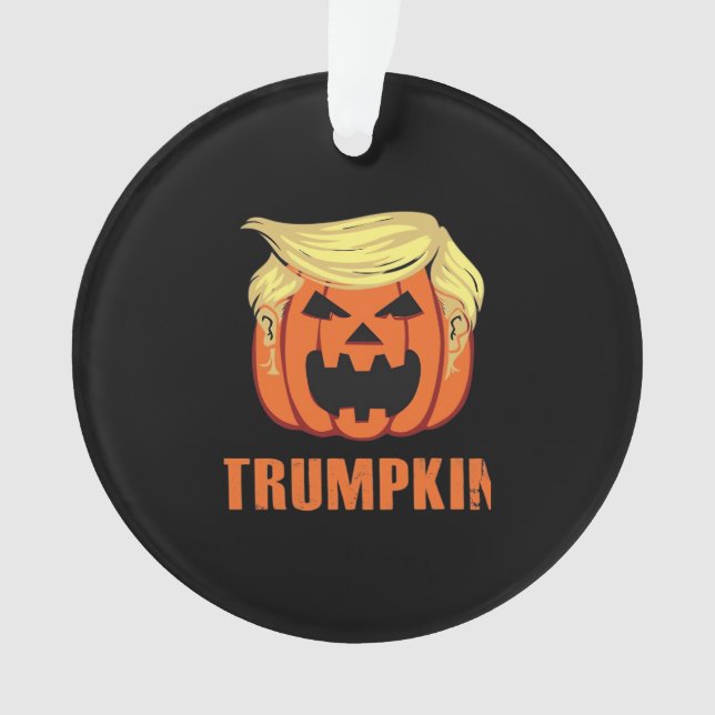 Trumpkin Make Halloween Ornament (Front)