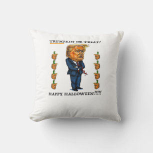 Trumpkin Or Treat Classic Throw Pillow