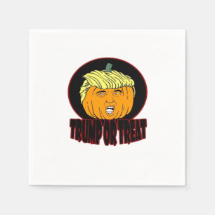 Trumpkin Or Treat Halloween Trumpkin Trick Or Trea Napkin