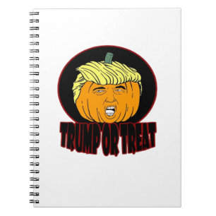 Trumpkin Or Treat Halloween Trumpkin Trick Or Trea Notebook