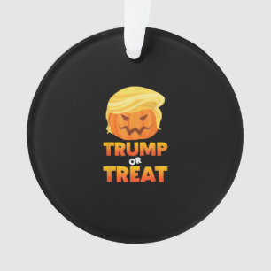 Trumpkin Or Treat Trumpkin Halloween Costume Ornament