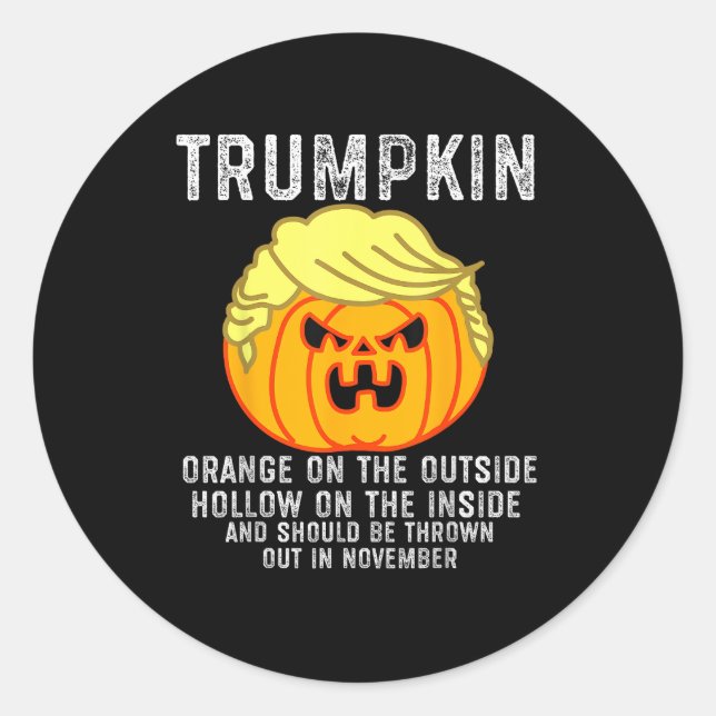 Trumpkin Outside  The Inside Classic Round Sticker (Front)