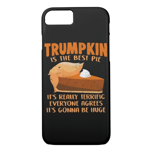 Trumpkin Pie Funny Design - Thanksgiving Party Hol Case-Mate iPhone Case (Back)