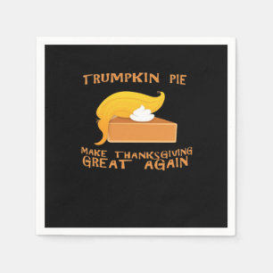 Trumpkin Pie Thanksgiving  Napkin
