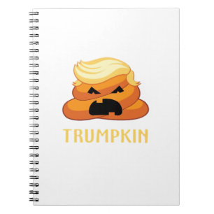 Trumpkin Poop Funny Halloween Notebook