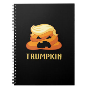 Trumpkin Poop Funny Halloween Notebook