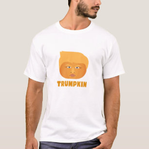 Trumpkin Pumpkin Funny Halloween Design Classic T-Shirt