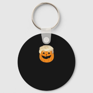 Trumpkin Pumpkin Halloween Classic Keychain