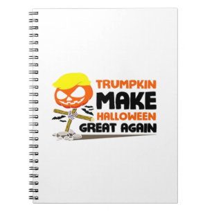 Trumpkin Pumpkin Halloween Classic Notebook