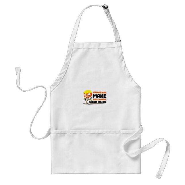 Trumpkin Pumpkin Halloween Classic Standard Apron (Front)
