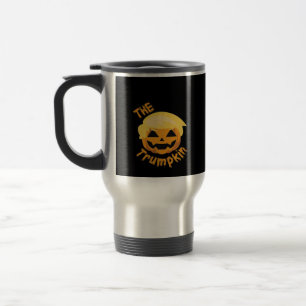 Trumpkin Pumpkin Halloween Design – Sloth Costume  Travel Mug