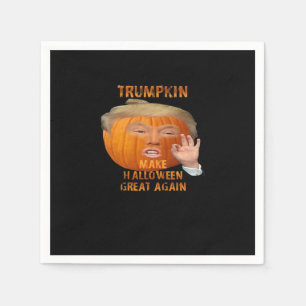 Trumpkin Pumpkin Make Halloween Great Again  Napkin