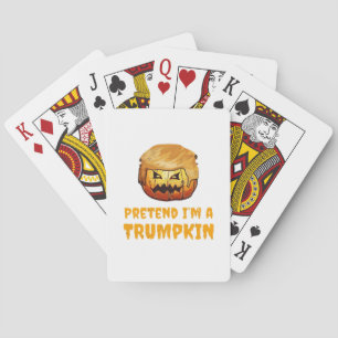 Trumpkin Pumpkin Playing Cards