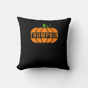 Trumpkin Pumpkin Throw Pillow