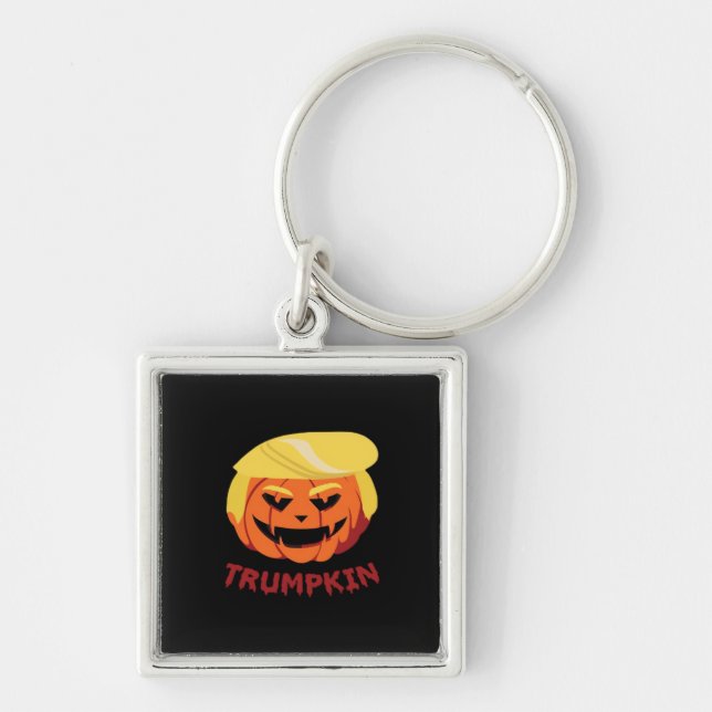 Trumpkin Scary Halloween Gift Classic Keychain (Front)