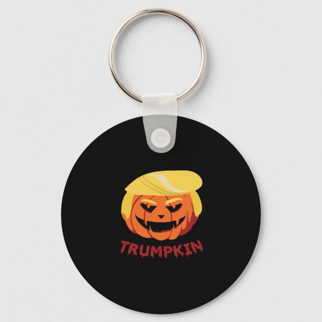 Trumpkin Scary Halloween Gift Classic Keychain (Front)