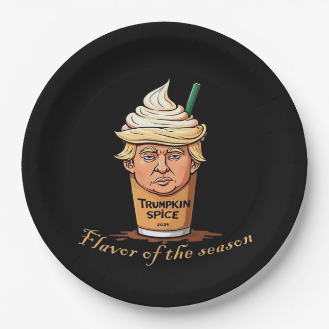 Trumpkin Spice Classic Paper Plate (Front)
