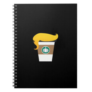 Trumpkin Spice Latte Funny Donald Joke Pumpkin Spi Notebook