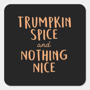 Trumpkin Spice  Nice  Square Sticker