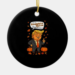 Trumpkin Spice Season Classic Ceramic Ornament