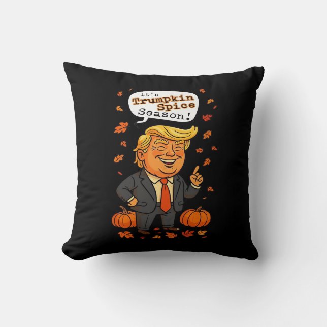 Trumpkin Spice Season Classic Throw Pillow (Front)