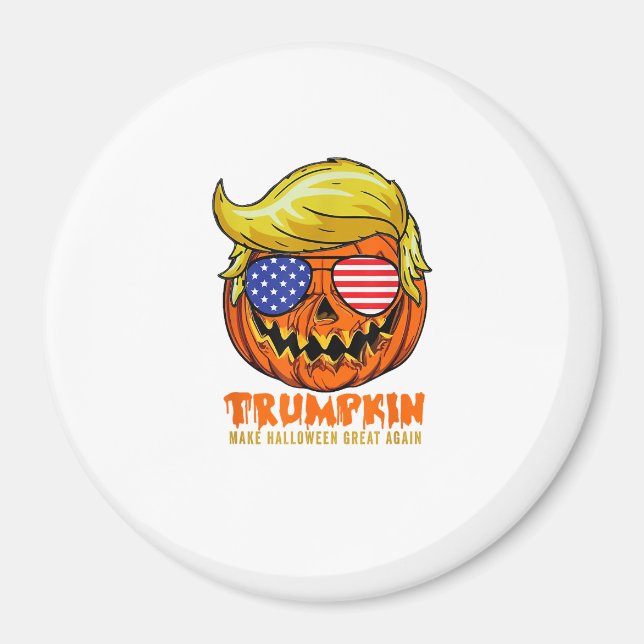 Trumpkin Usa Make Halloween Great Again Funny Magnet (Front)