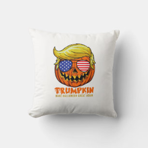 Trumpkin Usa Make Halloween Great Again Funny Throw Pillow