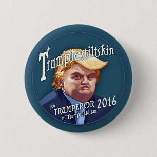 Trumplestiltskin 2 Inch Round Button