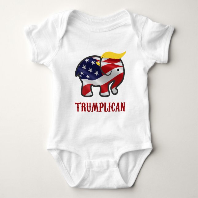 Trumplican-3 Baby Bodysuit (Front)
