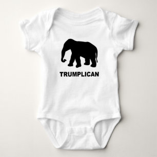 Trumplican popular Pro Donald Trump bold print Baby Bodysuit