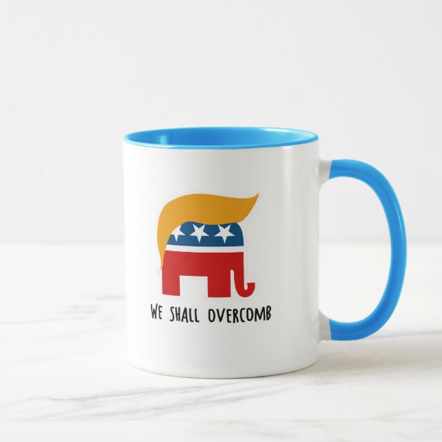 Trumplican - We Shall Overcomb Mug (Right)