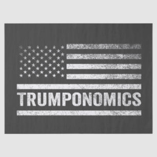 Trumponomics American Election Flag Trump Republic Tissue Paper