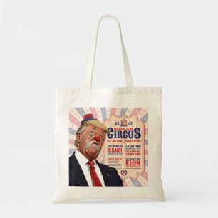 Trump's Clown Show Circus - Vintage Poster Design Tote Bag