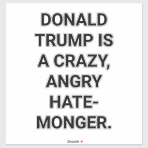 TRUMP'S CRAZY ANGRY HATER Hankamer Artjunkhaus BOO
