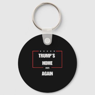 Trump's Home Again 2025 Keychain