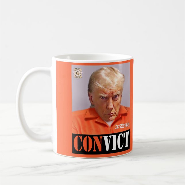 Trump's MUG-Shot — Coffee Mug (Left)
