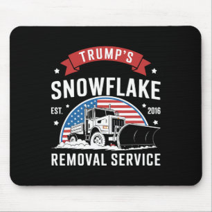 Trump's Snowflake Removal Service Christmas Versio Mouse Pad