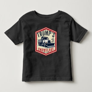 Trump's Snowflake Removal Service Funny Christmas Toddler T-shirt