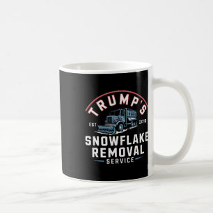 Trumps Snowflake Removal Service Funny Trump 2024 Coffee Mug