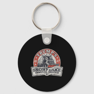 Trumps Snowflake Removal Service Funny Trump  Keychain