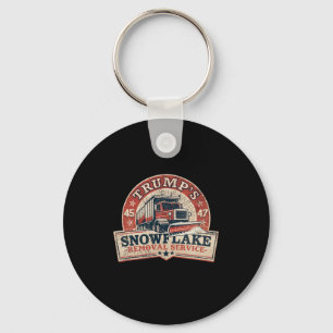 Trump's Snowflake Removal Service Funny Trump Vint Keychain
