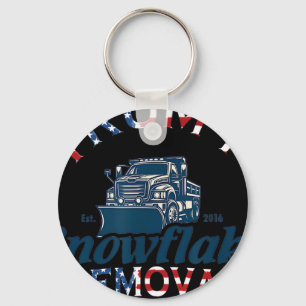 Trump's Snowflake Removal Service Funny Trump Vint Keychain