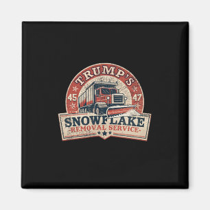 Trump's Snowflake Removal Service Trump 45 47 Pres Magnet