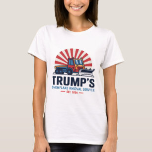 Trump's Snowflake Rmoval Service Funny Donald Trum T-Shirt
