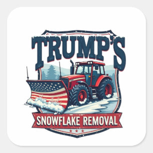 Trump's Snowflake Rmoval Service Inauguration Day  Square Sticker